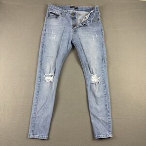 Philipp Plein Jeans 30x30* Straight Cut‎ Illigal Fight Club Distressed Ripped